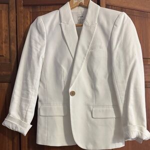 J. Crew Women's White Blazer